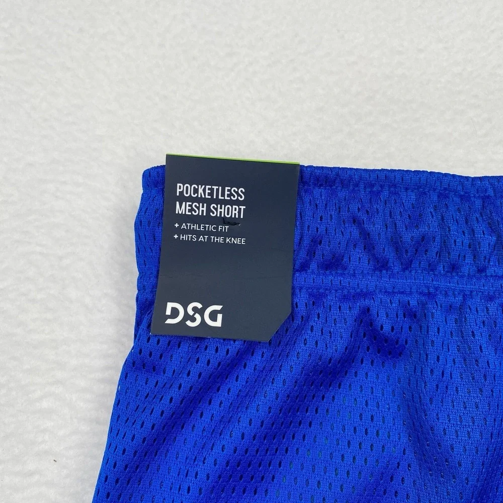 DSG Boys Youth Pocketless Shorts Size‎ Large Blue Athletic Fit Athletic